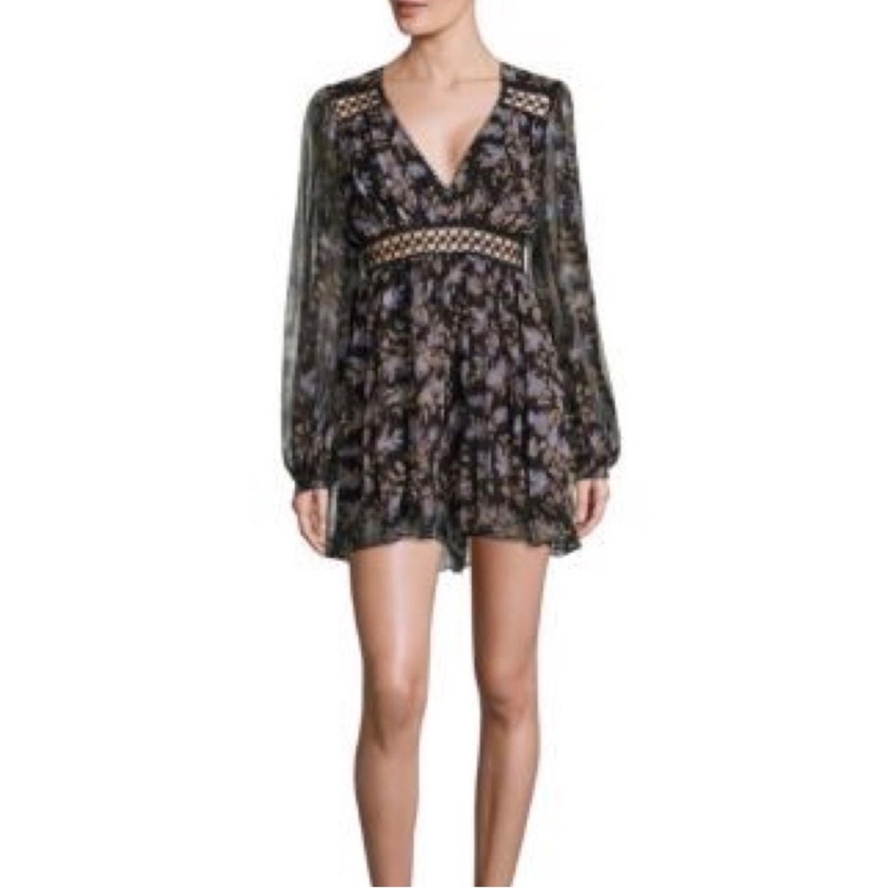 Zimmermann Stranded Empire Waist Silk Romper Size 0